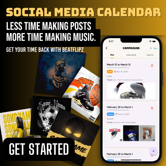 social media calendar for producers